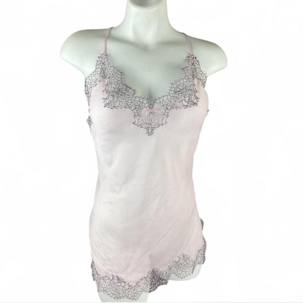 Victoria's Secret Pink Lace Trim Chemise